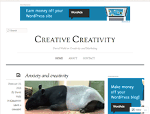 Tablet Screenshot of creativecreativity.com